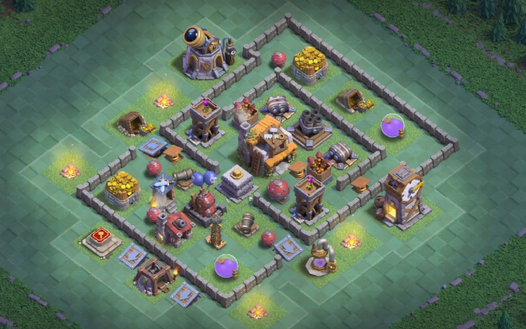 Builder Hall 5 Builder Base layout by XLR8