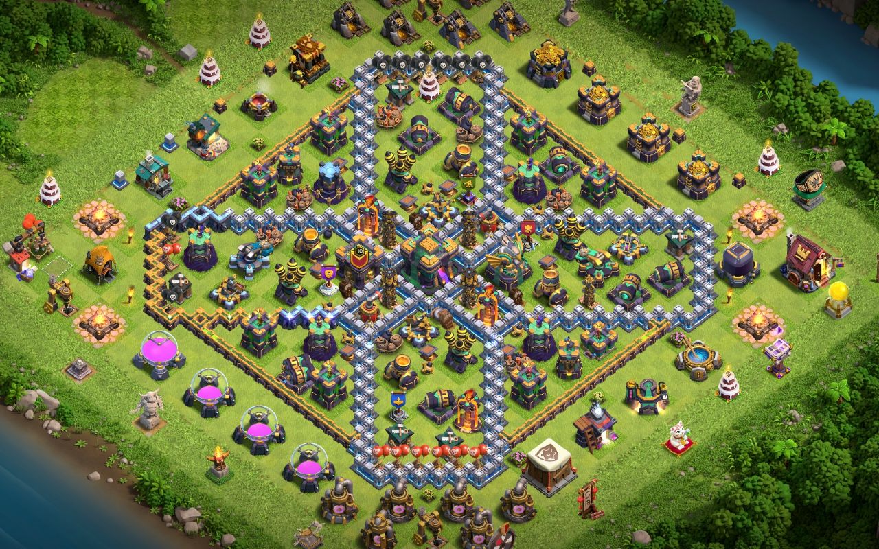 Town Hall 14 Farming Base layout by Stellar Badger