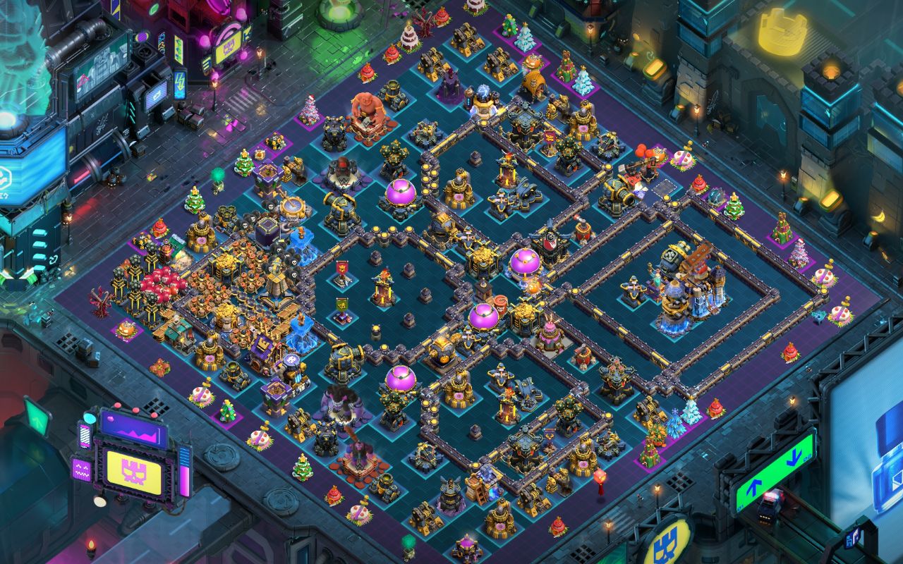Town Hall 18 Trophy Base layout by GenSPX