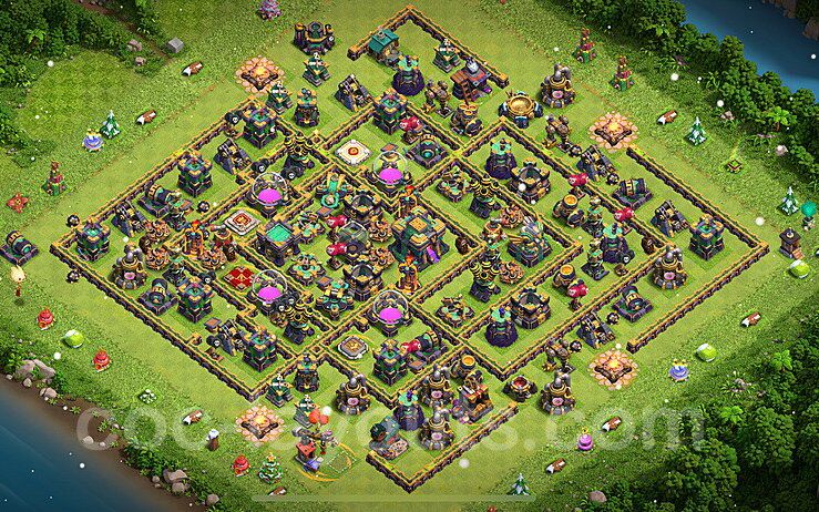 Town Hall 14 Farming Base layout by HERO SINA