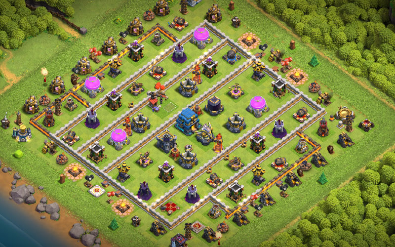 Town Hall 12 Trophy Base layout by ARUN SP