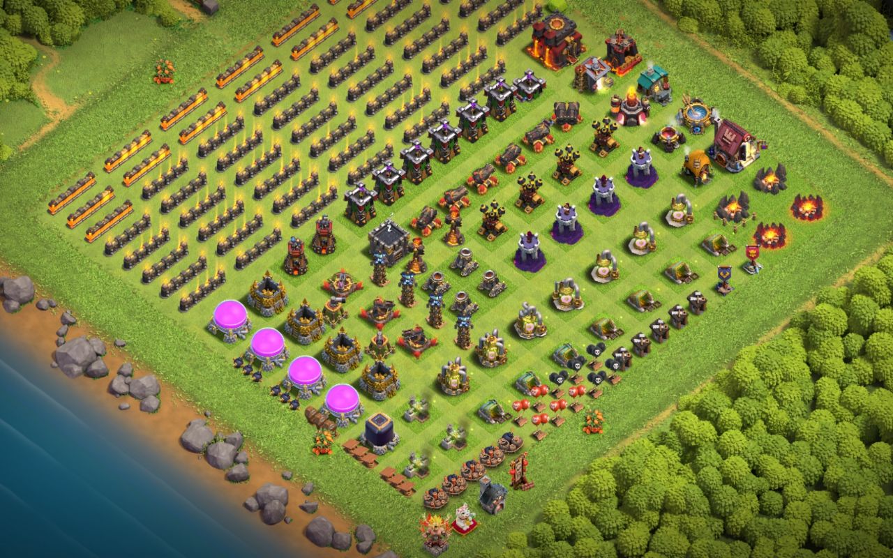 Town Hall 10 Farming Base layout by A R A T U N E