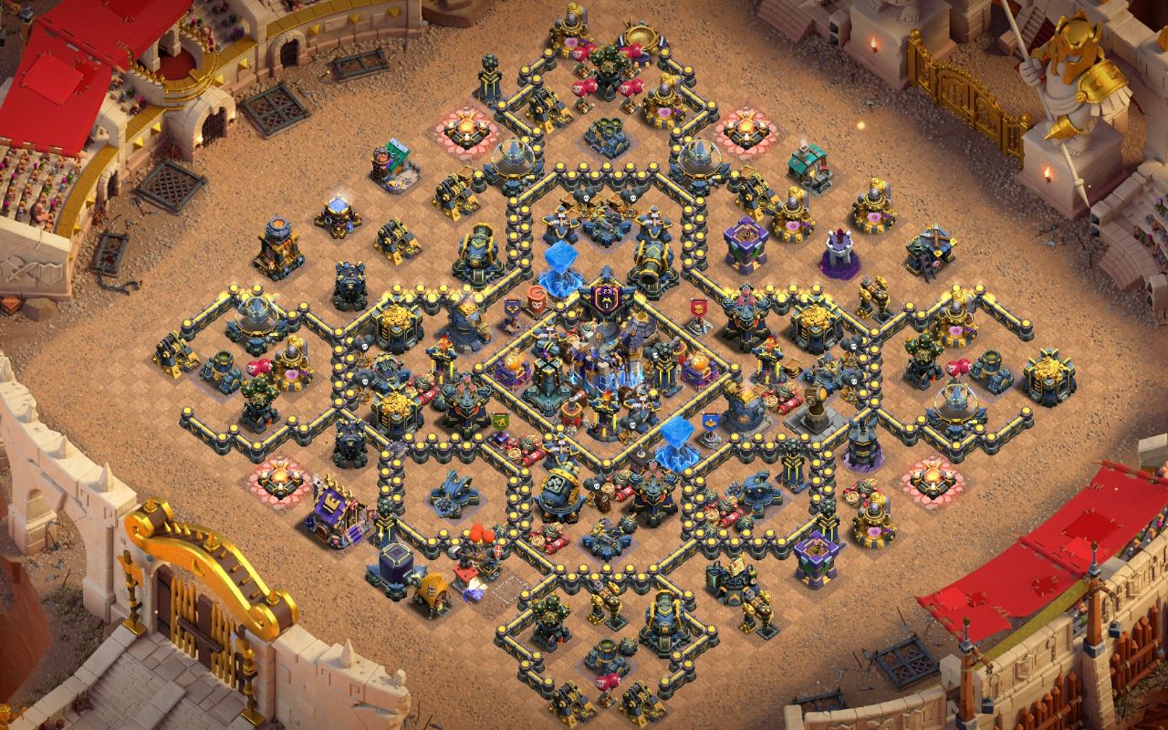 Town Hall 18 War Base layout by VINS