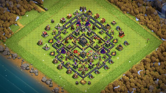 Town Hall 9 War Base layout by DRP OFICIAL