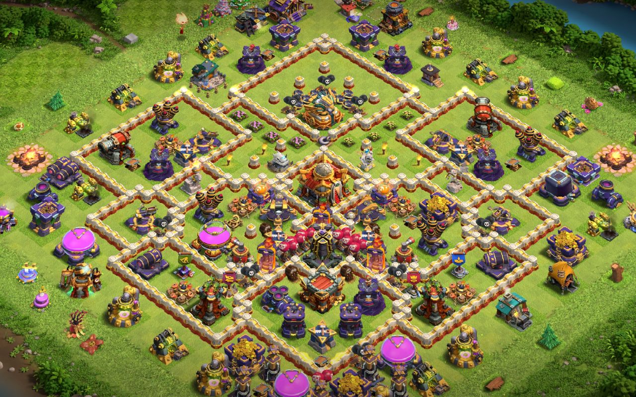 Town Hall 16 CWL Base layout by clash of clown