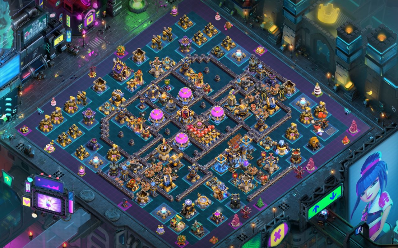 Town Hall 18 Trophy Base layout by BH10