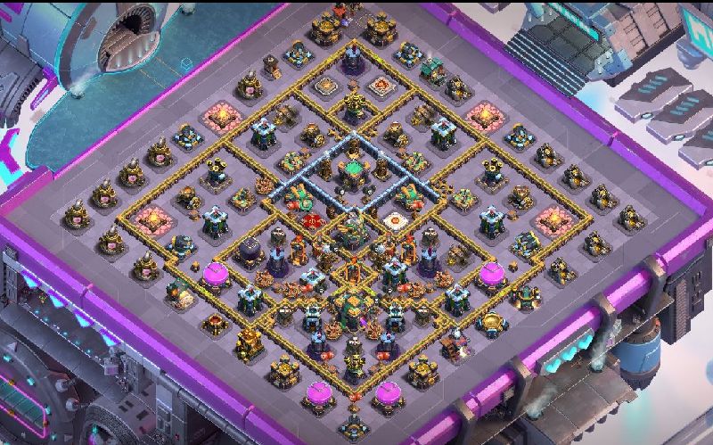Town Hall 14 Trophy Base layout by ™ANIK_♚100