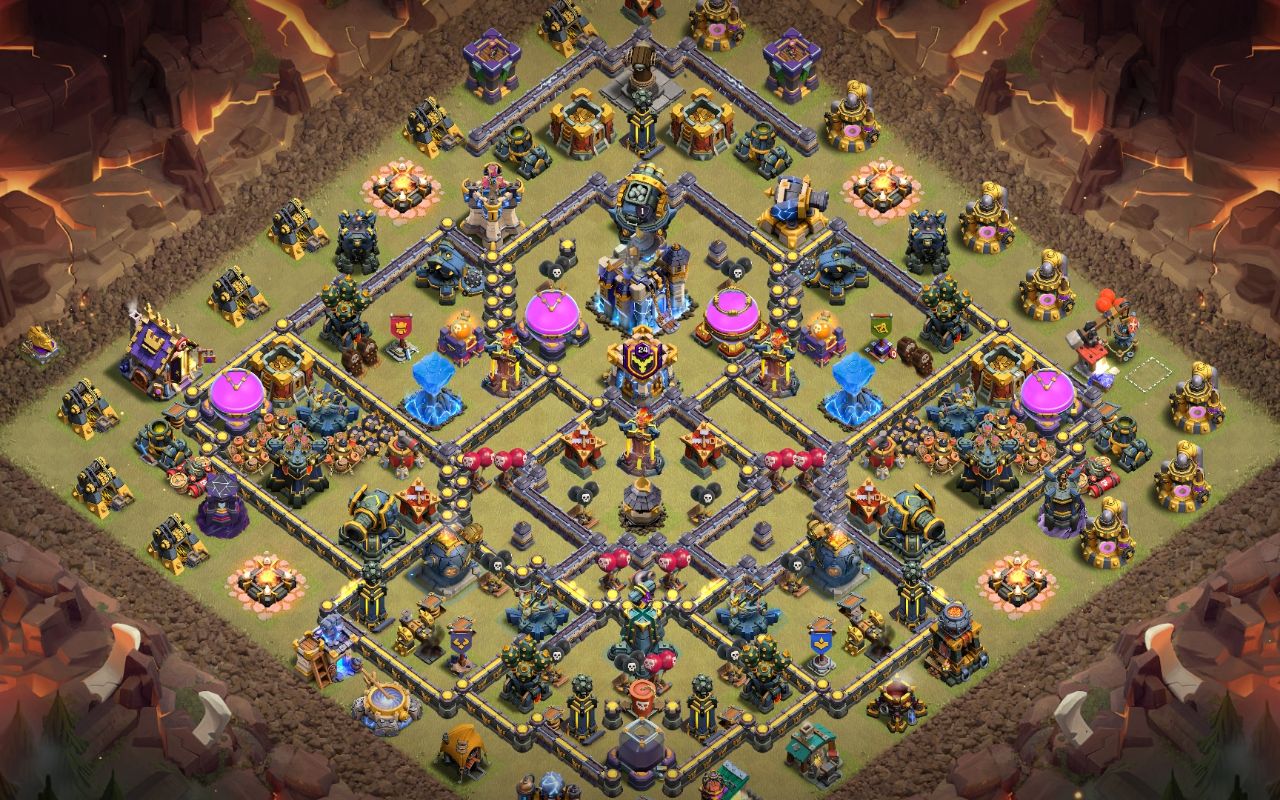 Town Hall 18 Farming Base layout by Bj Raihan