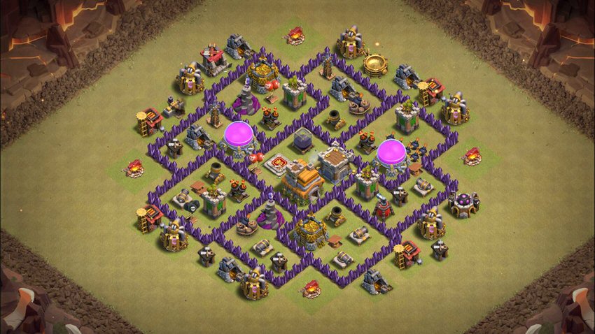 Town Hall 7 War Base layout by TReX