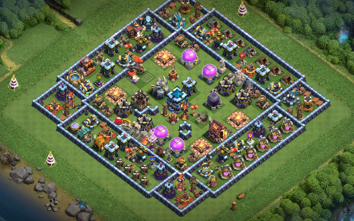 Town Hall 13 Fun Base layout by Ameer