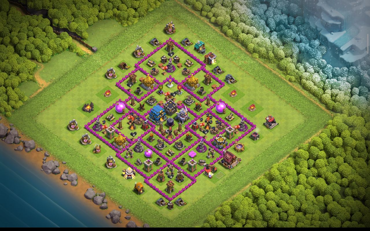 Town Hall 12 War Base layout by ادخل الكلان اذه أنته عربي ومنور