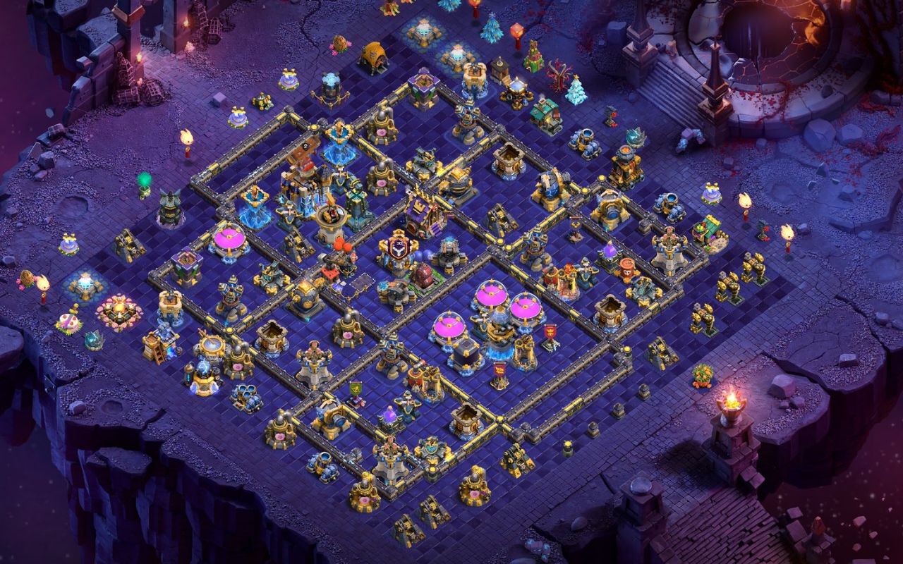 Town Hall 18 Trophy Base layout by XLR8