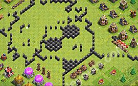 Town Hall 8 Fun Base layout by HERO SINA