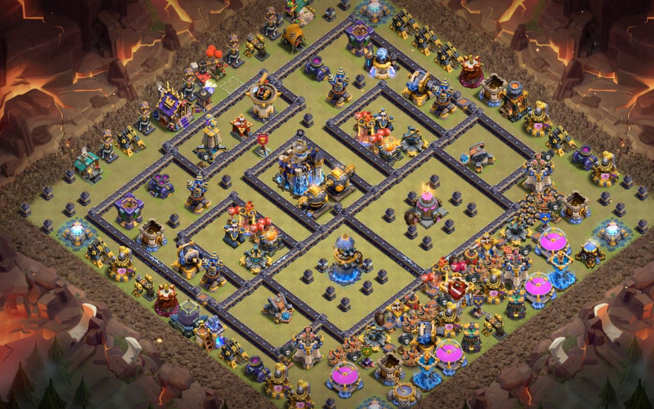 Town Hall 18 War Base layout by BH10