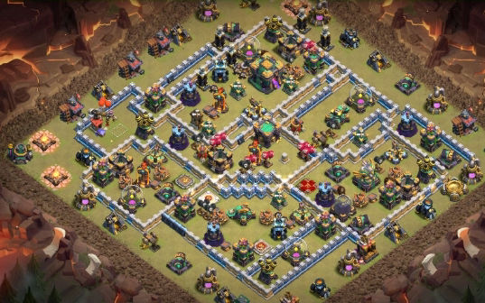Town Hall 14 War Base layout by Gaming Sanged