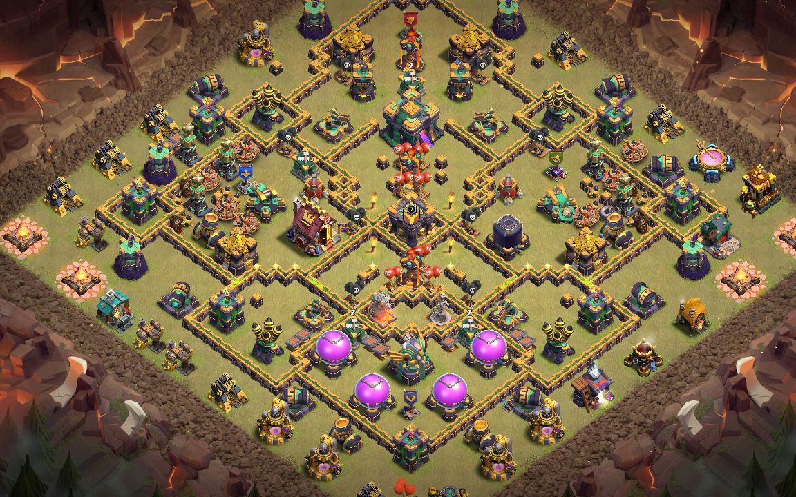 Town Hall 14 CWL Base layout by BangHanZ