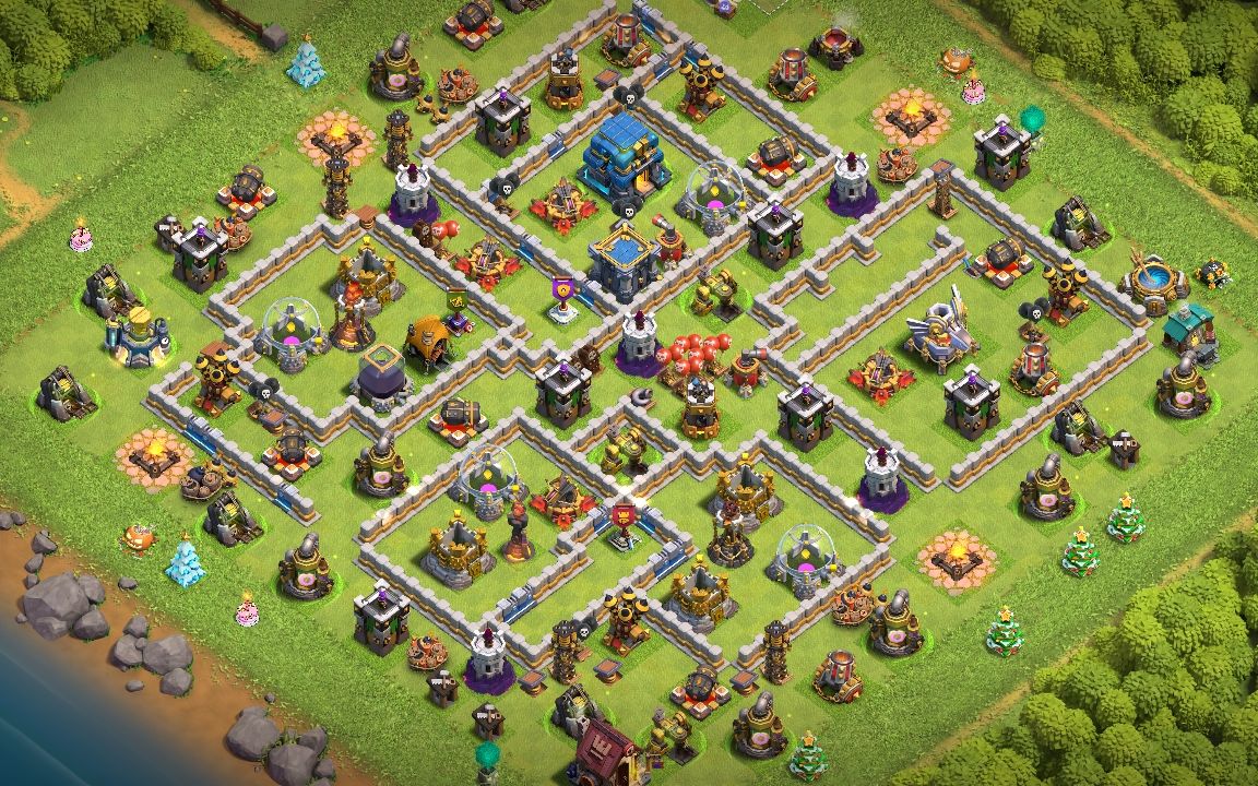 Town Hall 12 Trophy Base layout by كلان#2G2QGQG08