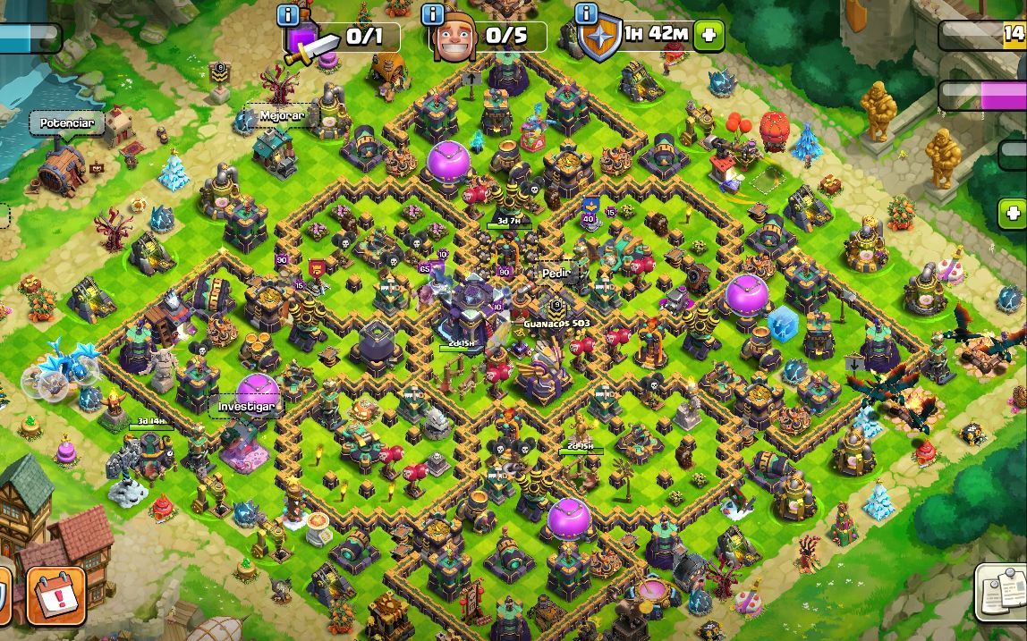Town Hall 15 Trophy Base layout by User