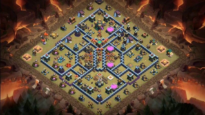 Town Hall 14 War Base layout by TReX