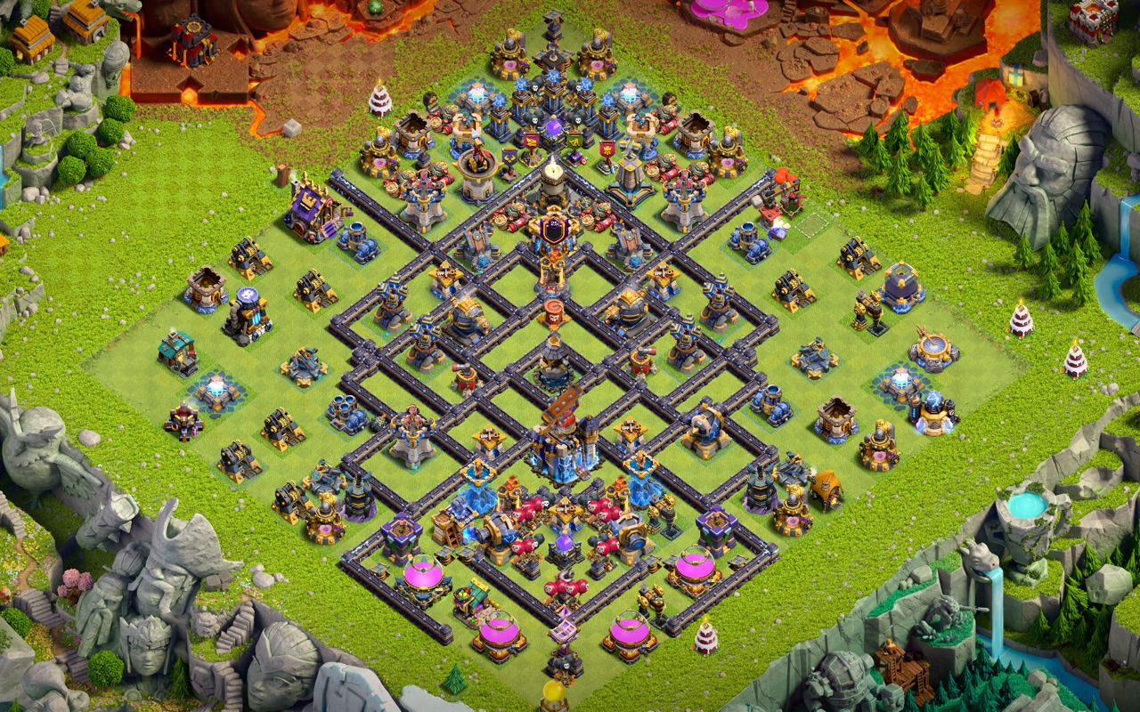 Town Hall 18 Farming Base layout by Mighty
