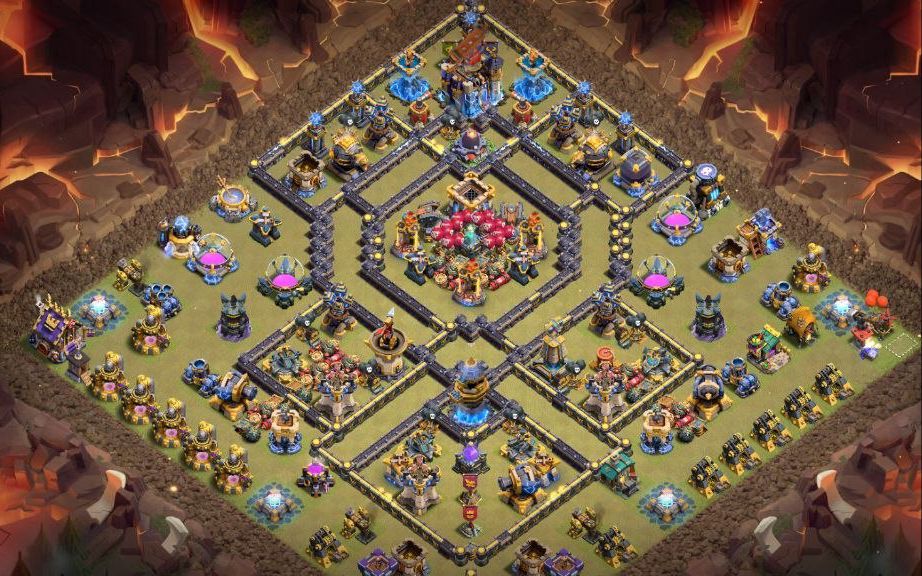 Town Hall 18 War Base layout by HERO SINA