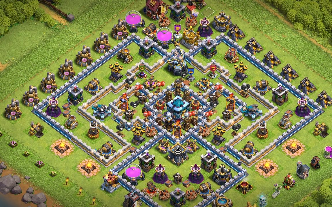 Town Hall 13 CWL Base layout by Lunar Lynx