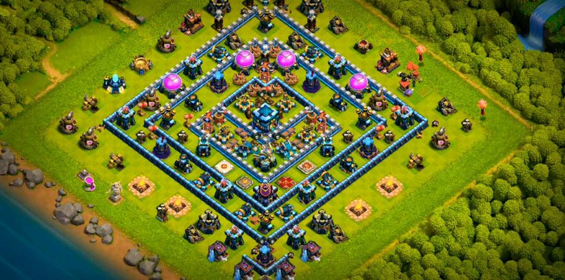 Town Hall 13 Trophy Base layout by TReX