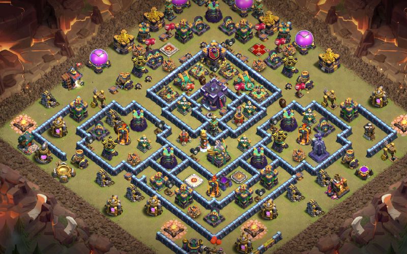 Town Hall 15 Trophy Base layout by MasManik