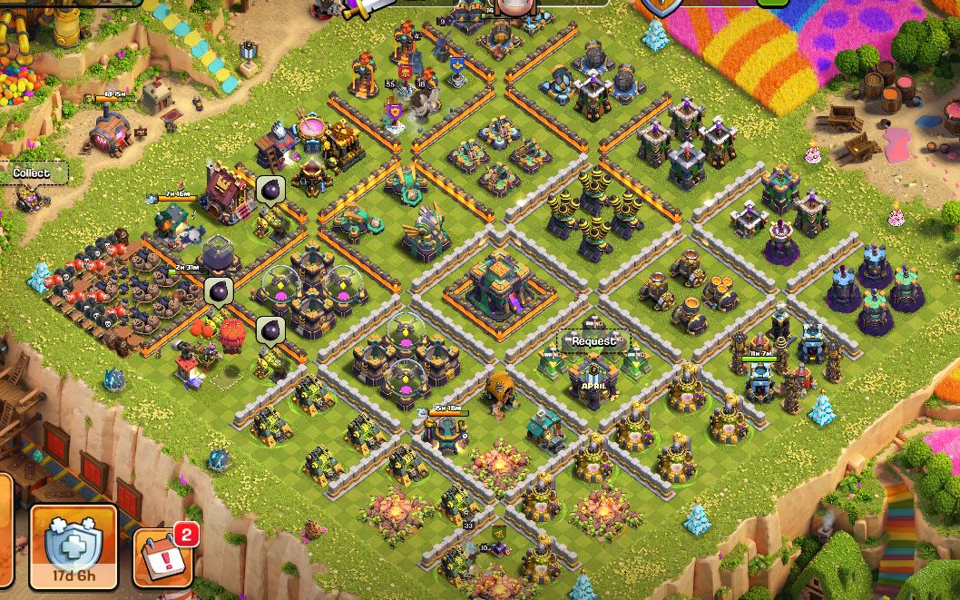 Town Hall 14 Farming Base layout by ARKA