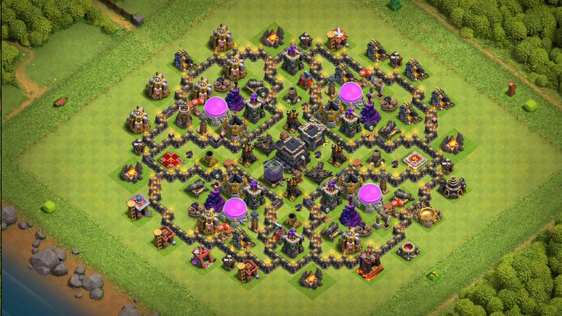 Town Hall 9 Farming Base layout by TReX