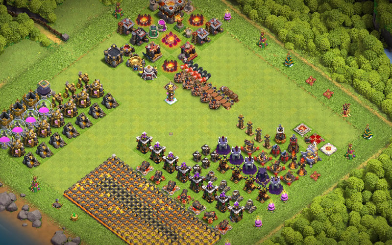 Town Hall 11 Farming Base layout by Avxry
