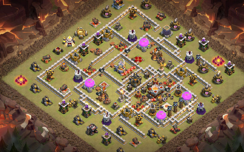 Town Hall 11 War Base layout by SoMiYa