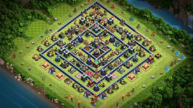 Town Hall 14 Farming Base layout by TReX
