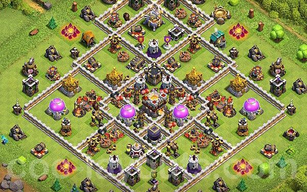 Town Hall 11 Farming Base layout by HERO SINA