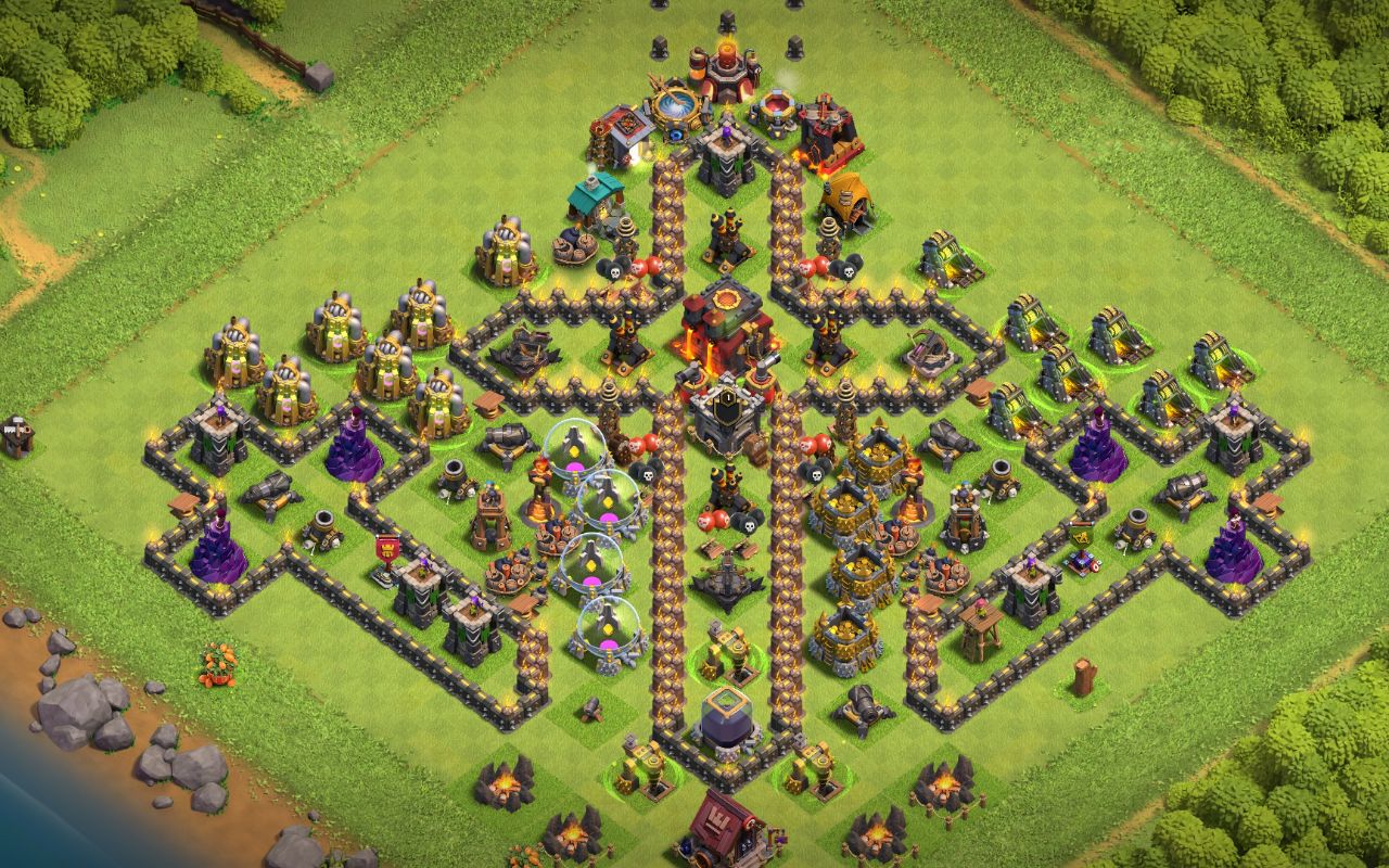 Town Hall 10 Fun Base layout by ❤O-S_الكاهلي❤