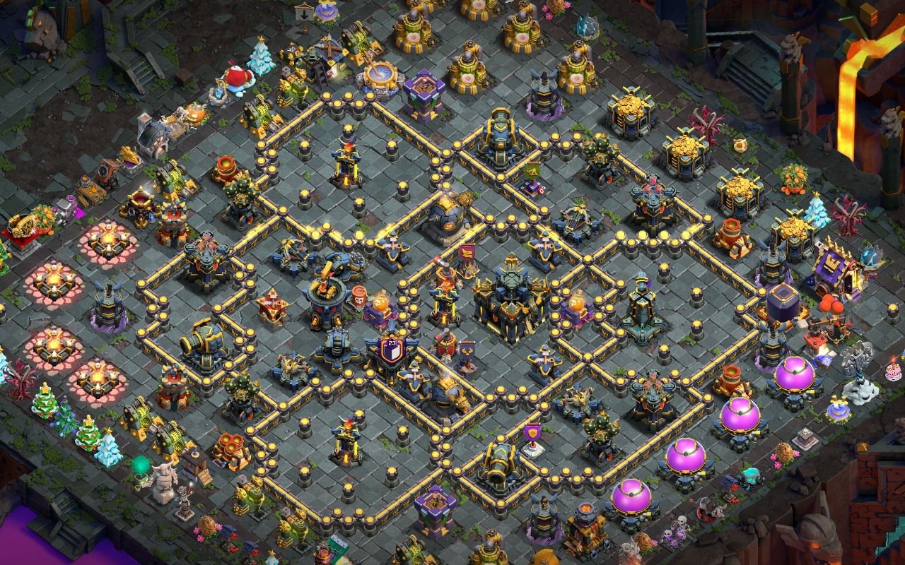 Town Hall 17 Trophy Base layout by JUST