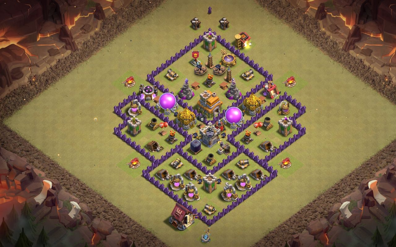 Town Hall 7 Farming Base layout by Jafar Sadiq