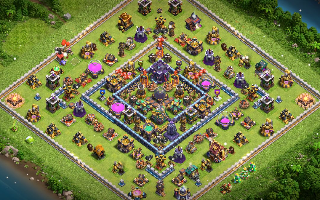 Town Hall 15 Farming Base layout by XLR8