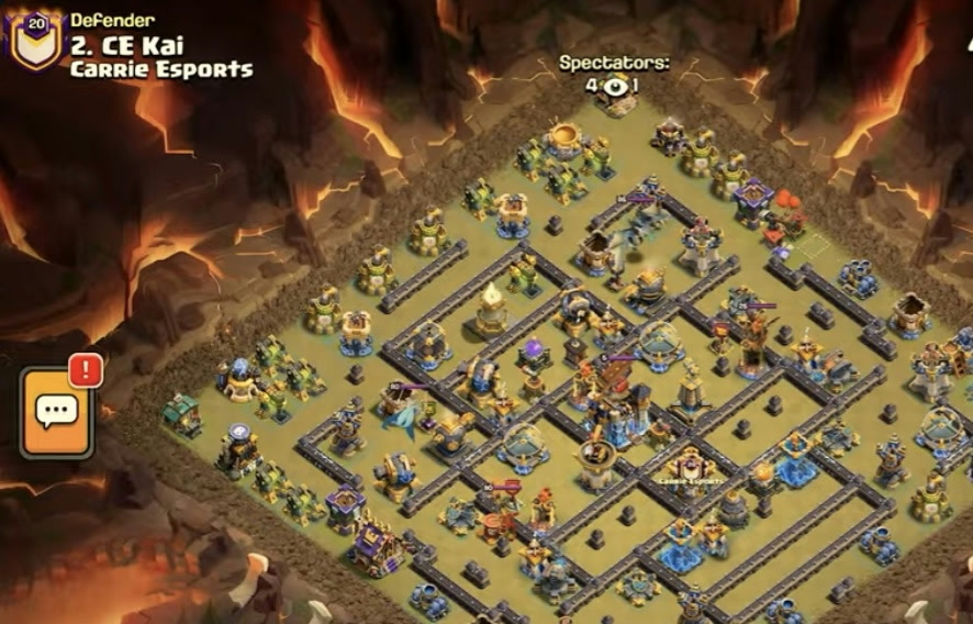 Town Hall 18 War Base layout by XLR8
