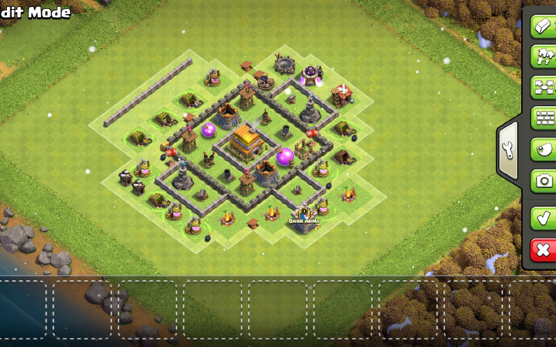 Town Hall 6 Hybrid Base layout by User