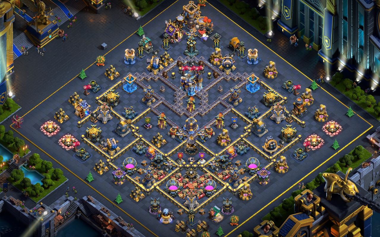 Town Hall 18 Farming Base layout by Bj Raihan