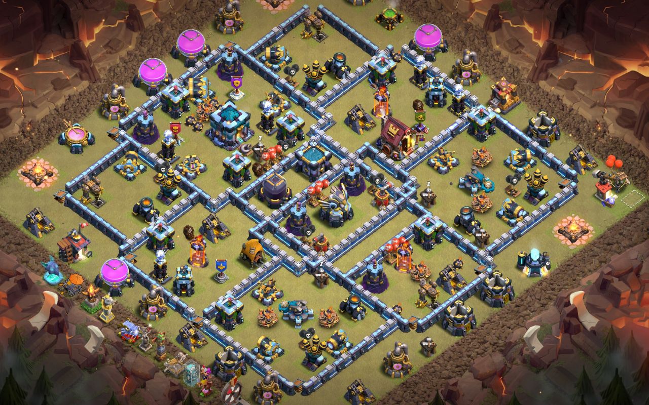 Town Hall 13 War Base layout by Rem