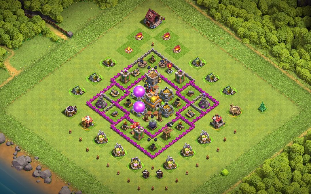 Town Hall 7 War Base layout by Luffy Gear 5