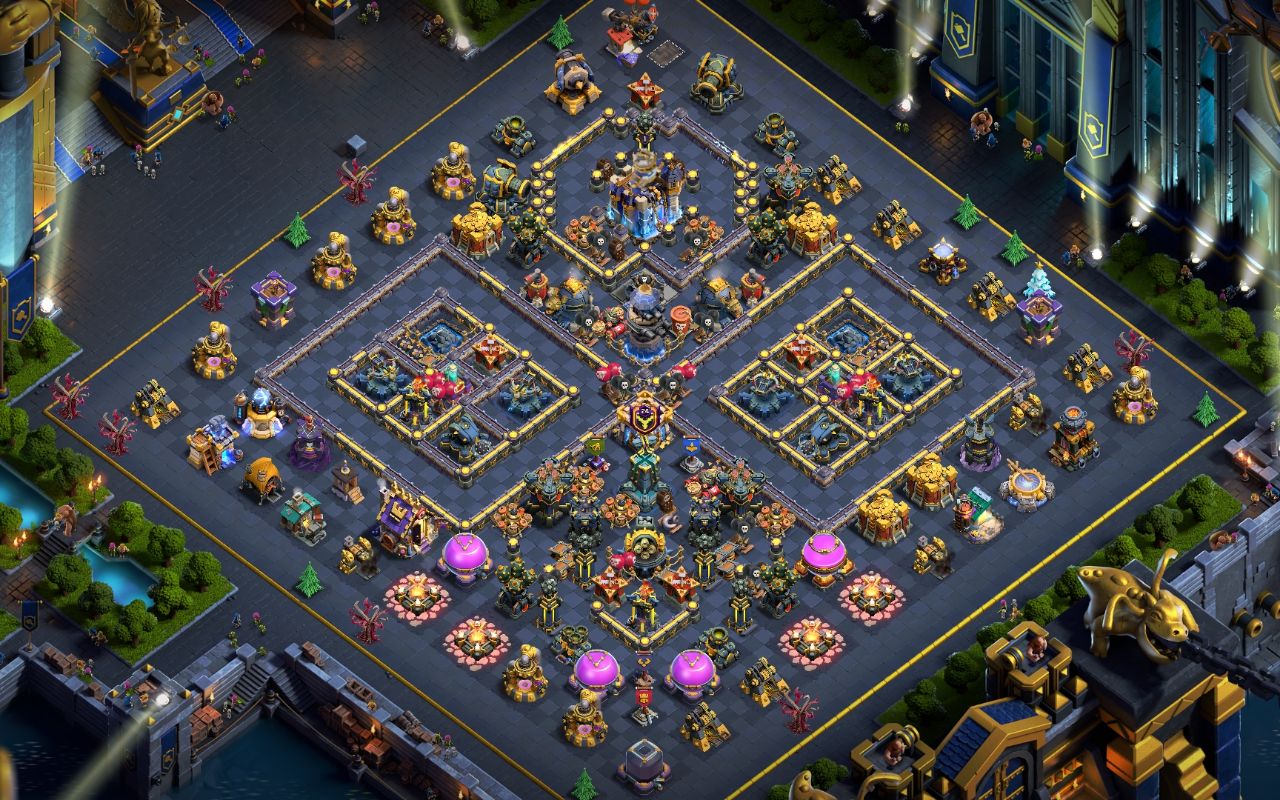Town Hall 18 CWL Base layout by Bj Raihan