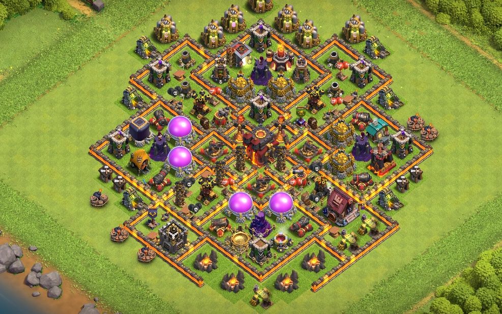 Town Hall 10 War Base layout by MARK