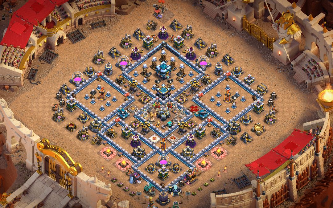 Town Hall 13 War Base layout by SARWARY SAIB