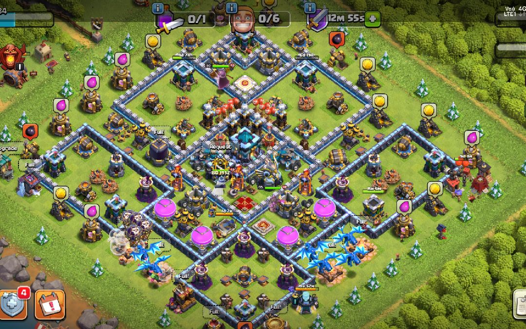 Town Hall 13 Farming Base layout by User