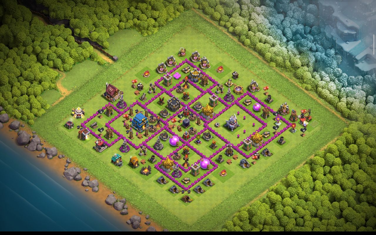 Town Hall 12 War Base layout by ادخل الكلان اذه أنته عربي ومنور