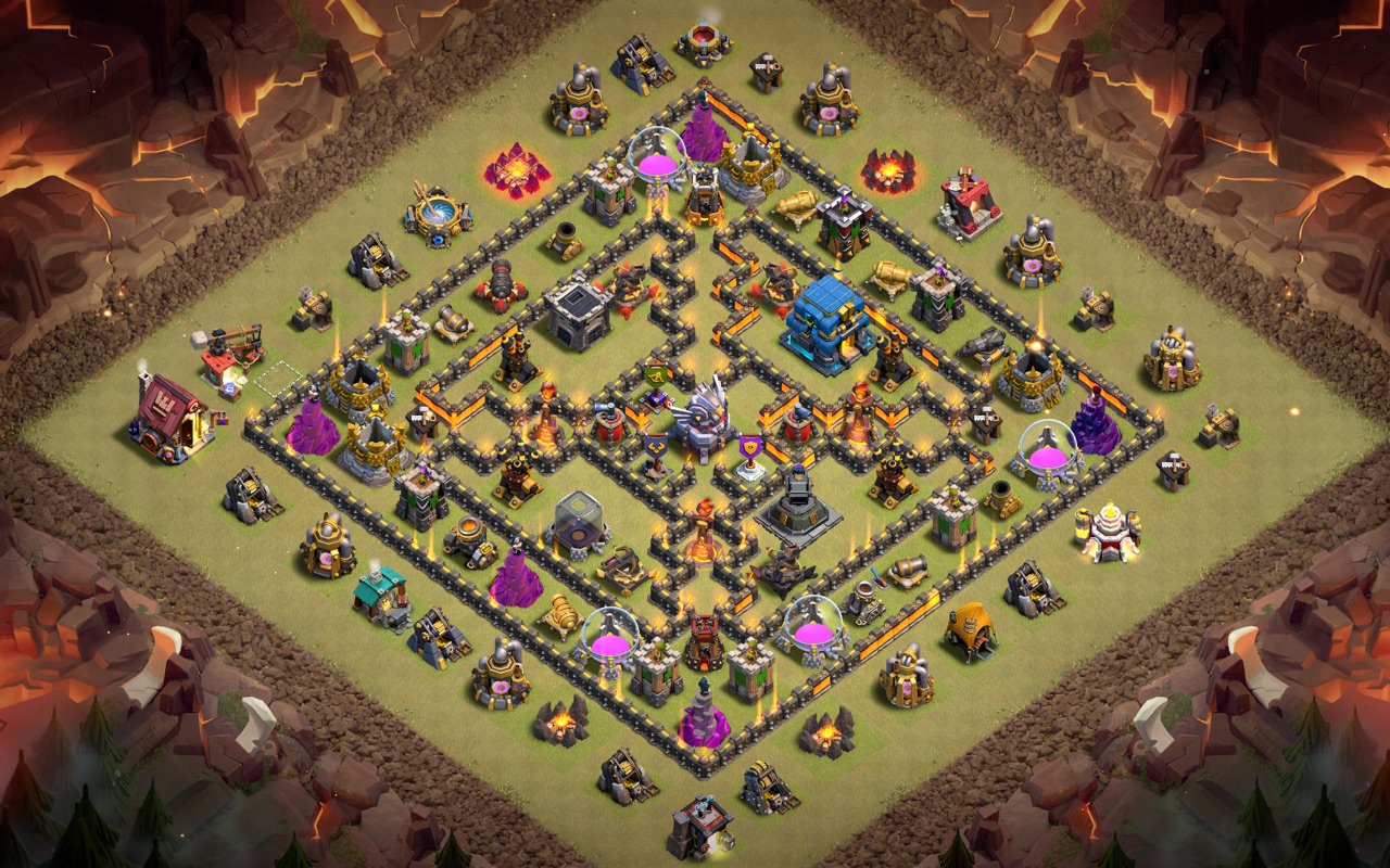 Town Hall 12 War Base layout by Sn0w0wl