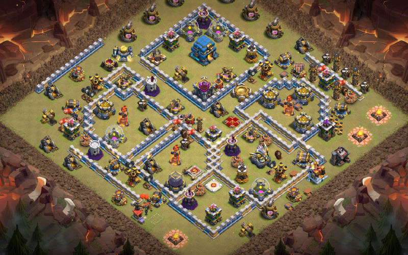 Town Hall 12 War Base layout by USER2056903